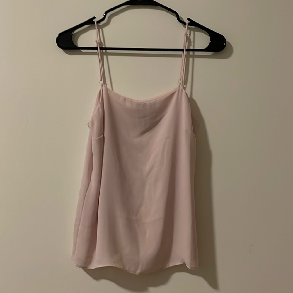 light pink chiffon cami